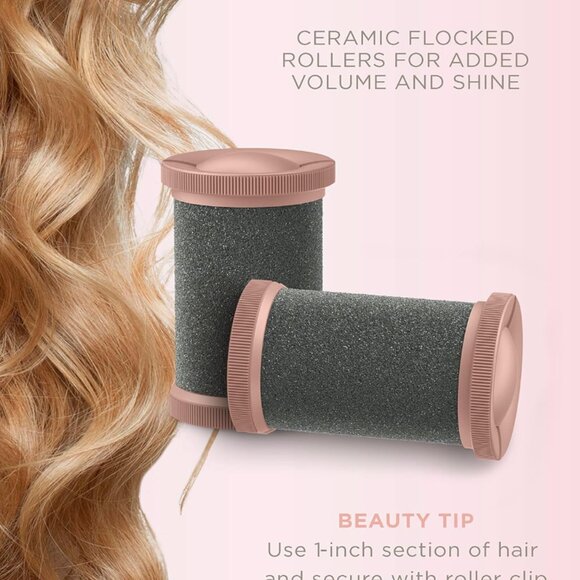 Conair Ceramic 1 1/2-inch Hot Rollers, Super Clips Included, Create Big Bouncy C - Picture 7 of 12